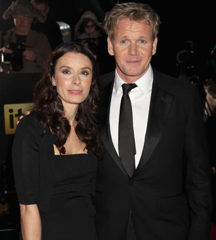 Auch der britische Star-Koch Gordon Ramsay kam gemeinsam mit seiner Ehefrau Tana zur Verleihung ins Königliche Kriegsmuseum in London