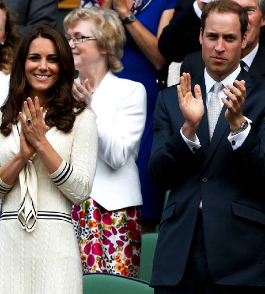 Tennis-Fan: Schon wenige Tage zuvor kam Kate gemeinsam mit ihrem Ehemann Prinz William zum wohl wichtigsten Tennisturnier der Welt