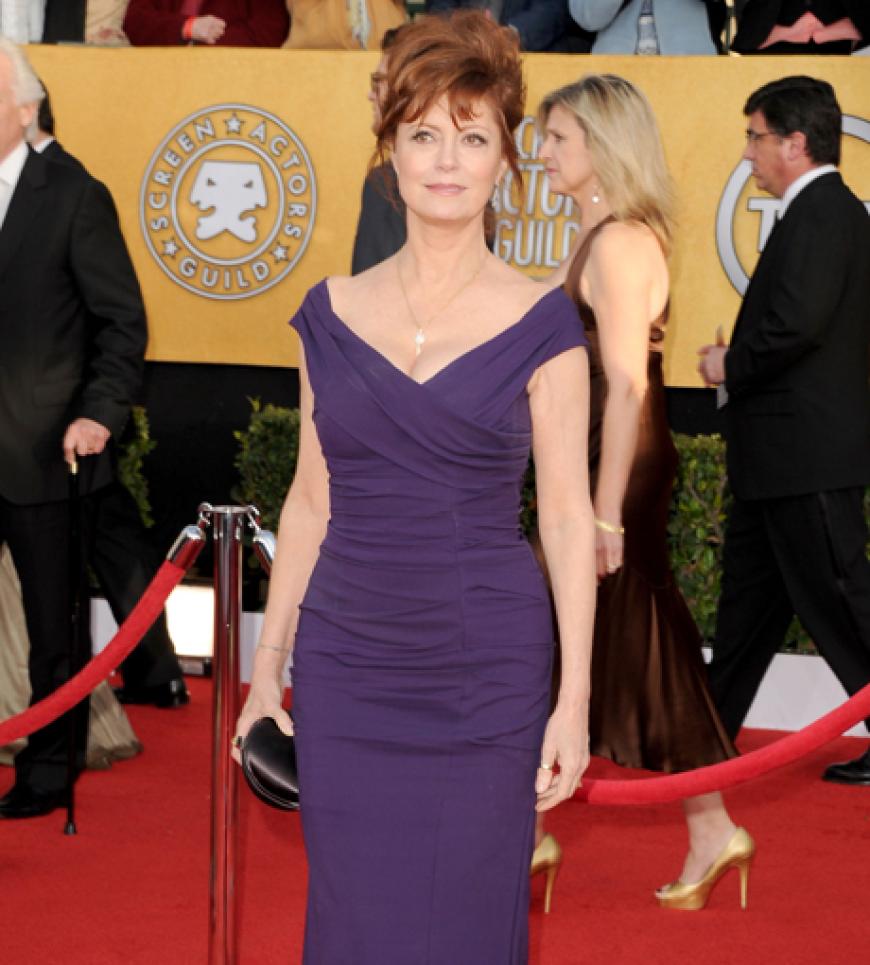 Susan Sarandon strahlte in die Kameras