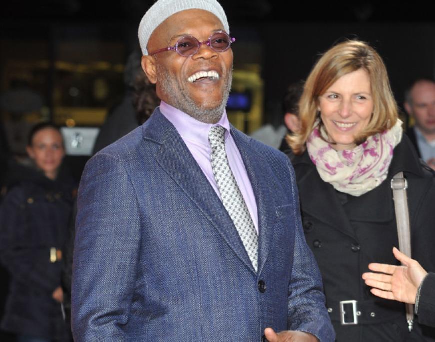Schauspiellegende Samuel L. Jackson hatte gute Laune