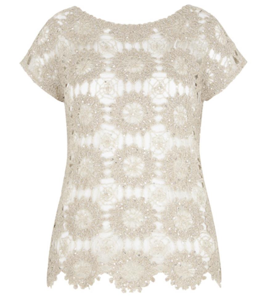 Hippie Look deluxe: Shirt von Monsoon, ca. 70 Euro