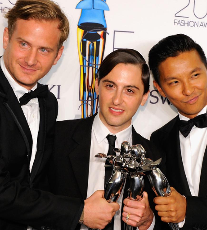 Robert Geller, Eddie Borgo, Prabal Gurung freuten sich über ihre Swarovski Awards