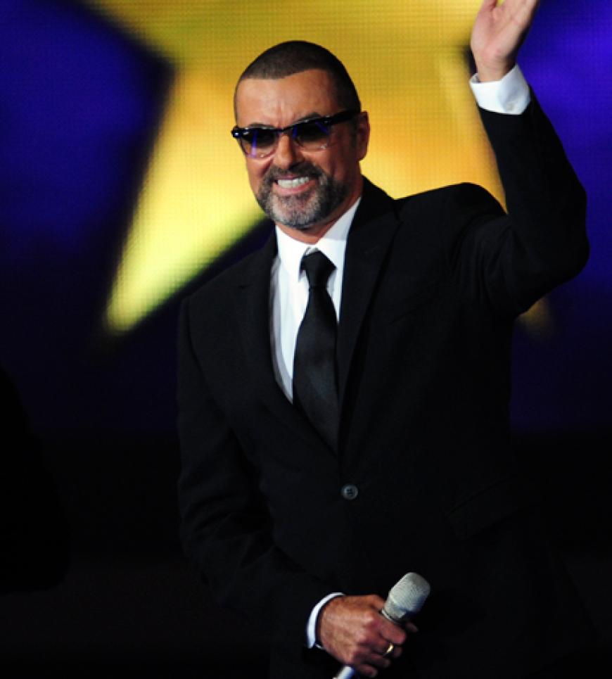 George Michael strahlte