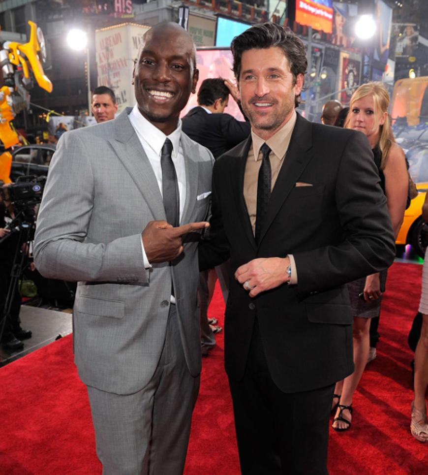 Super Filmkollegen: Tyrese Gibson und Patrick Dempsey