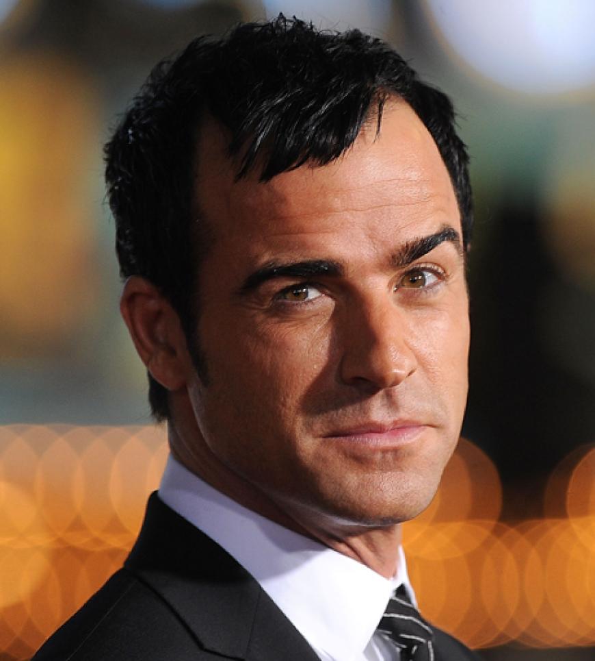 ... Und der ließ sich ebenfalls blicken: Justin Theroux