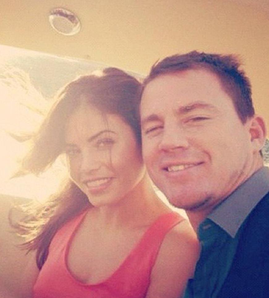 Auch Schauspieler Channing Tatum und seine Frau Jenna schickten Urlaubsgrüße aus Italien - vom Boot von Freund George Clooney