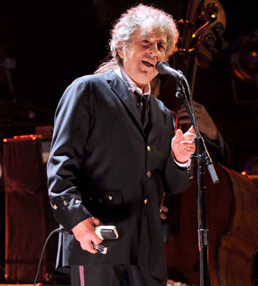 Rockte die Bühne: Bob Dylan