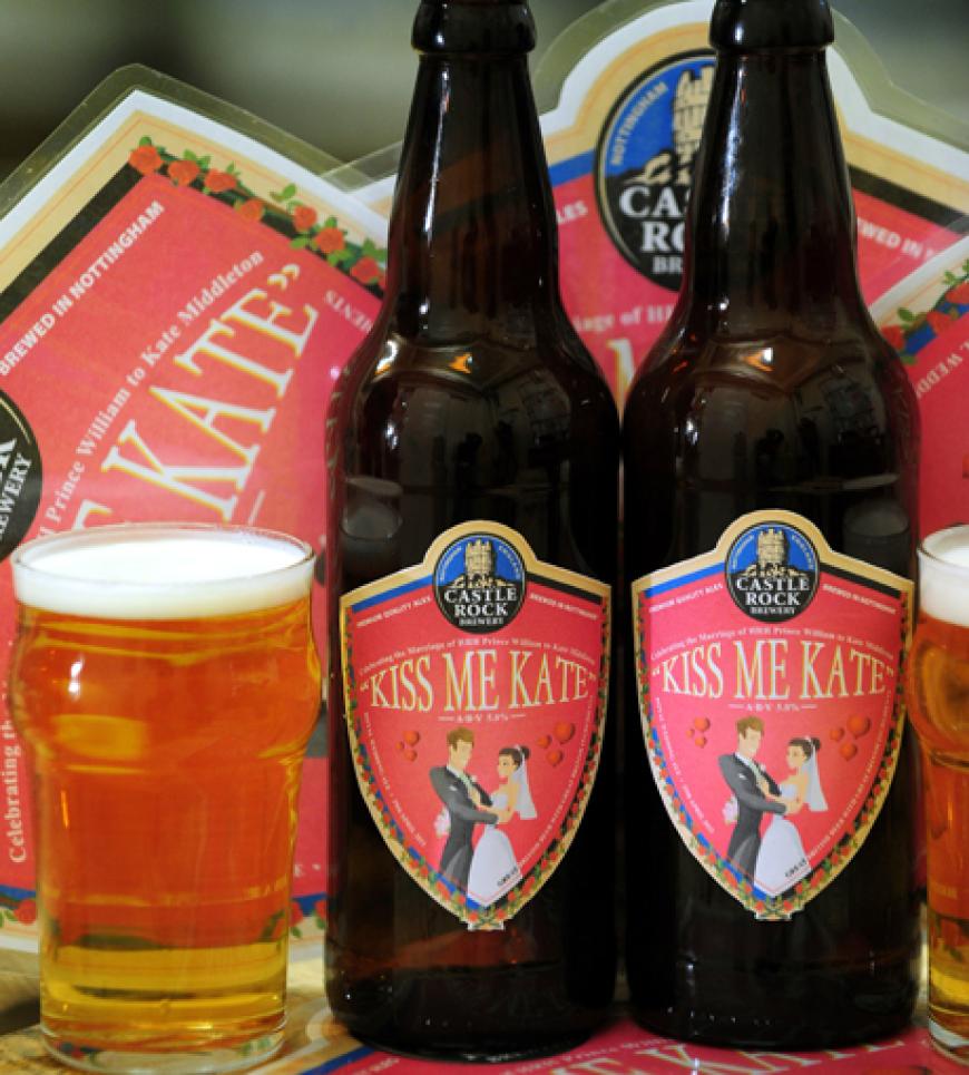 Küss mich, Kate! Ob dieses Bier wie ein Kuss von Kate schmeckt ist fraglich