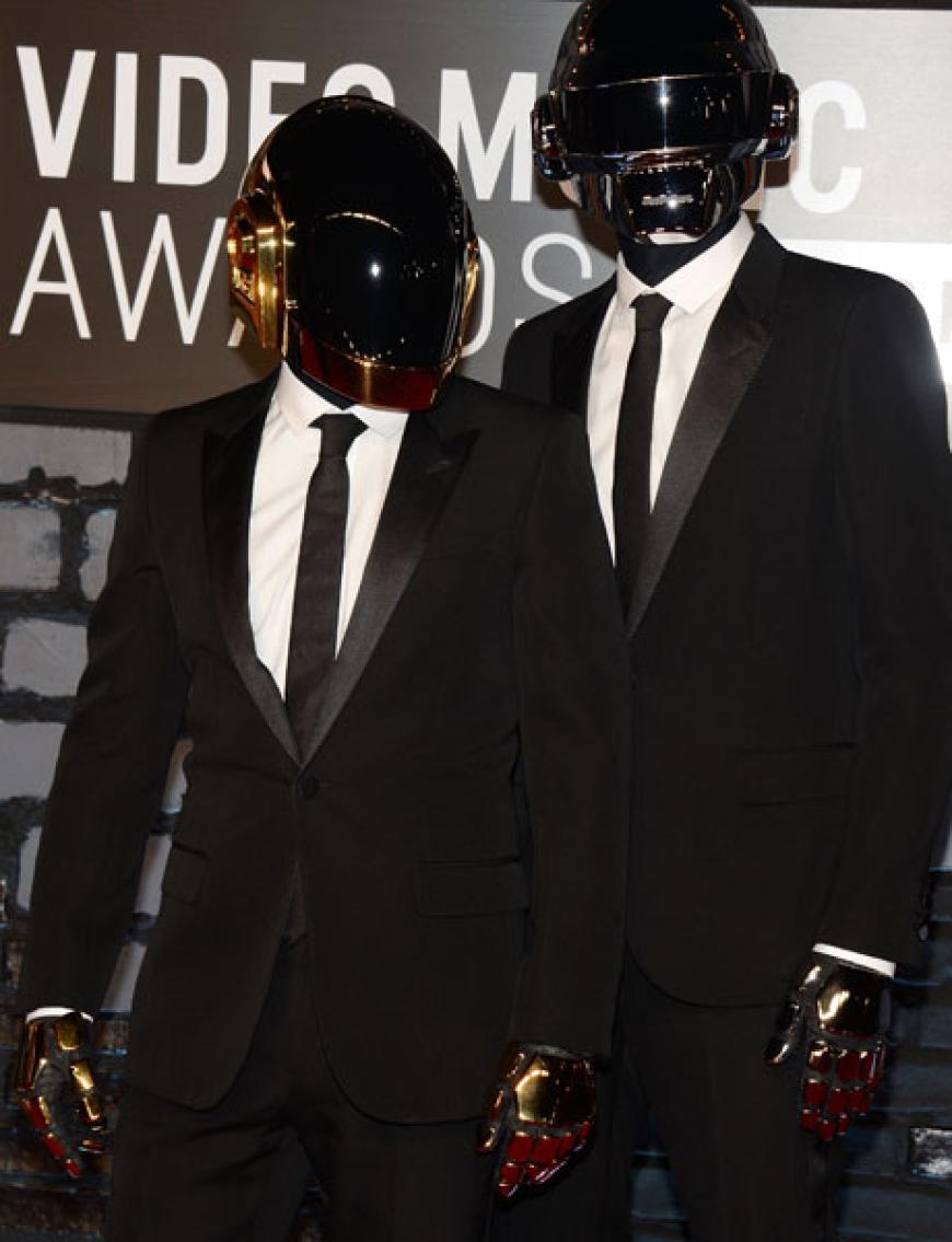 Blieben natürlich undercover: das französische Erfolgsduo Daft Punk