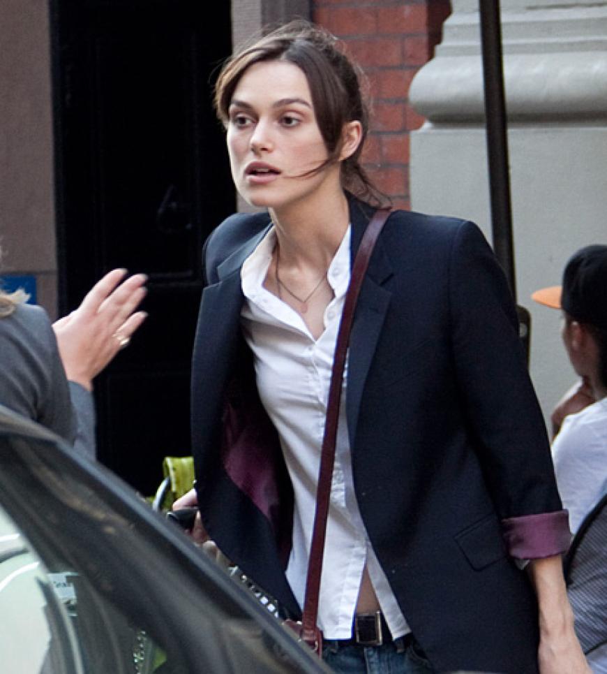 Keira Knightley dreht derzeit in New York den Film