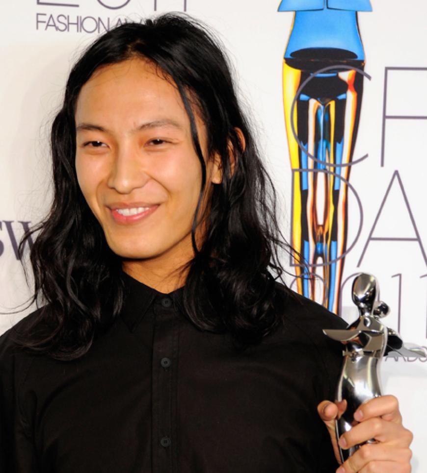 Freut sich über seinen Preis als bester Accessoires Designer: Alexander Wang