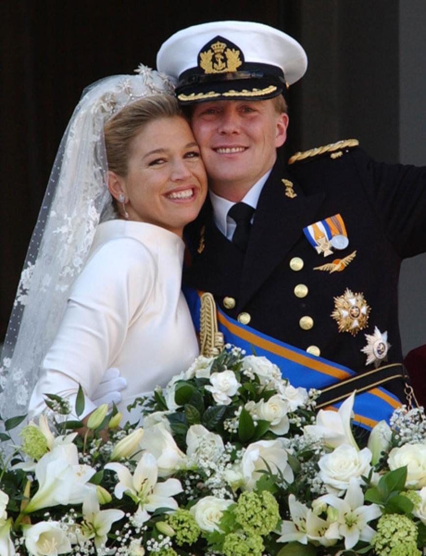 Am 2. Februar 2002 gab die damals 30-jährige Argentinierin Máxima Zorreguieta dem Prinzen der Niederlande ihr Ja-Wort vor dem Altar