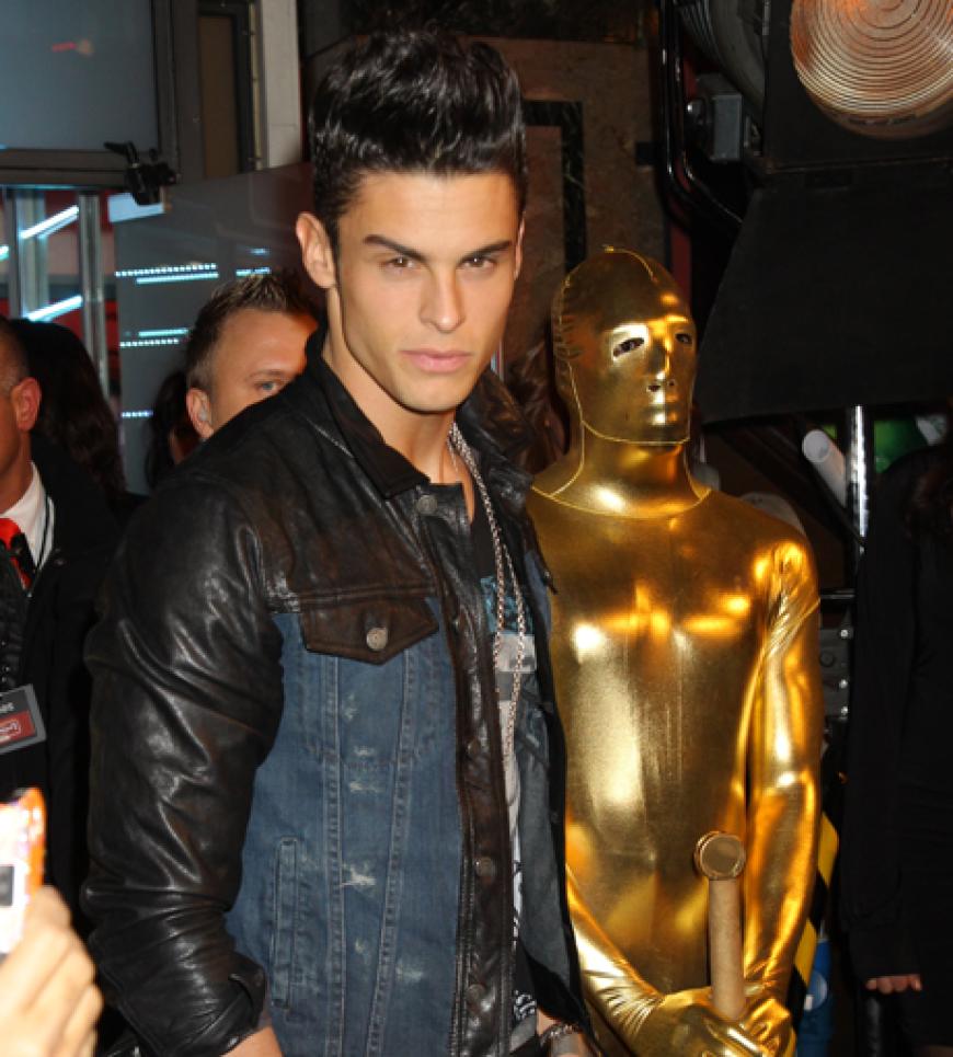 Kam direkt aus Paris: Model und Lagerfeld-Muse Baptiste Giabiconi 