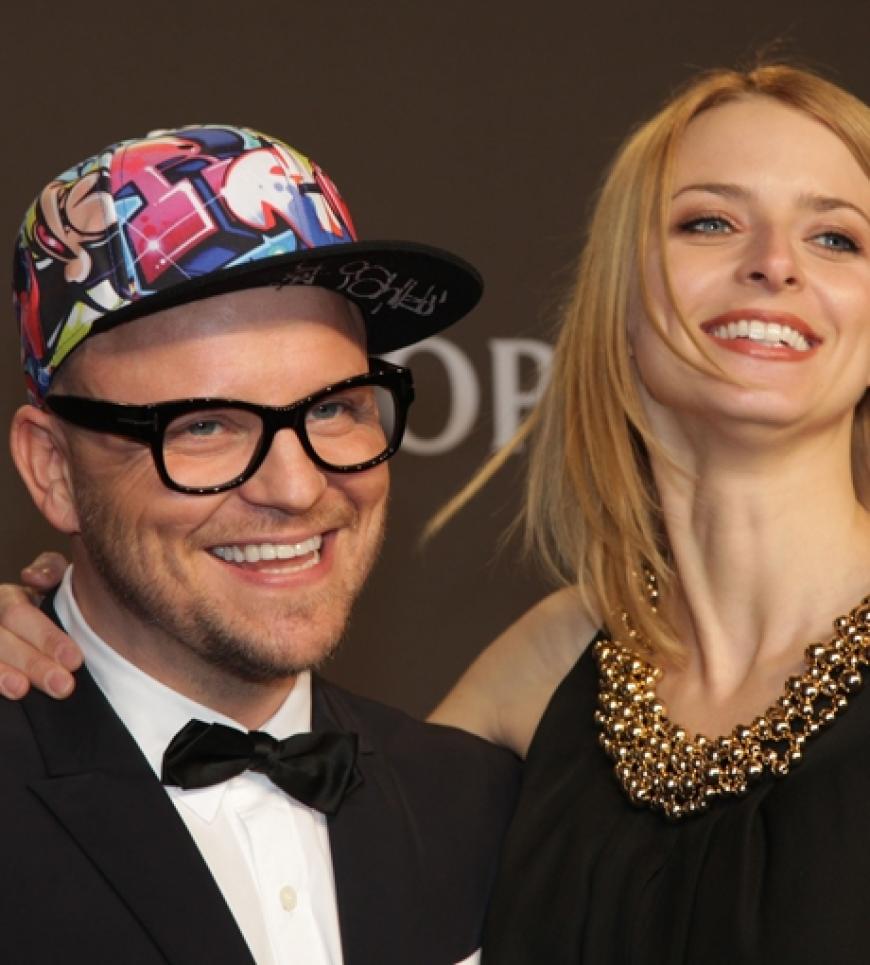 Schwarzkopf Stylist Armin Morbach und Topmodel Eva Padberg