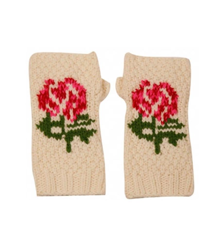 Für warme Hände: fingerlosen Handschuhe von LOWIE, ca. 60 Euro