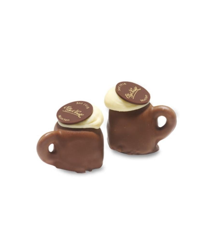 So lecker hat die Maß noch nie geschmeckt! Maßkrug-Pralinen von Elly Seidl, Stück ca. 4 Euro