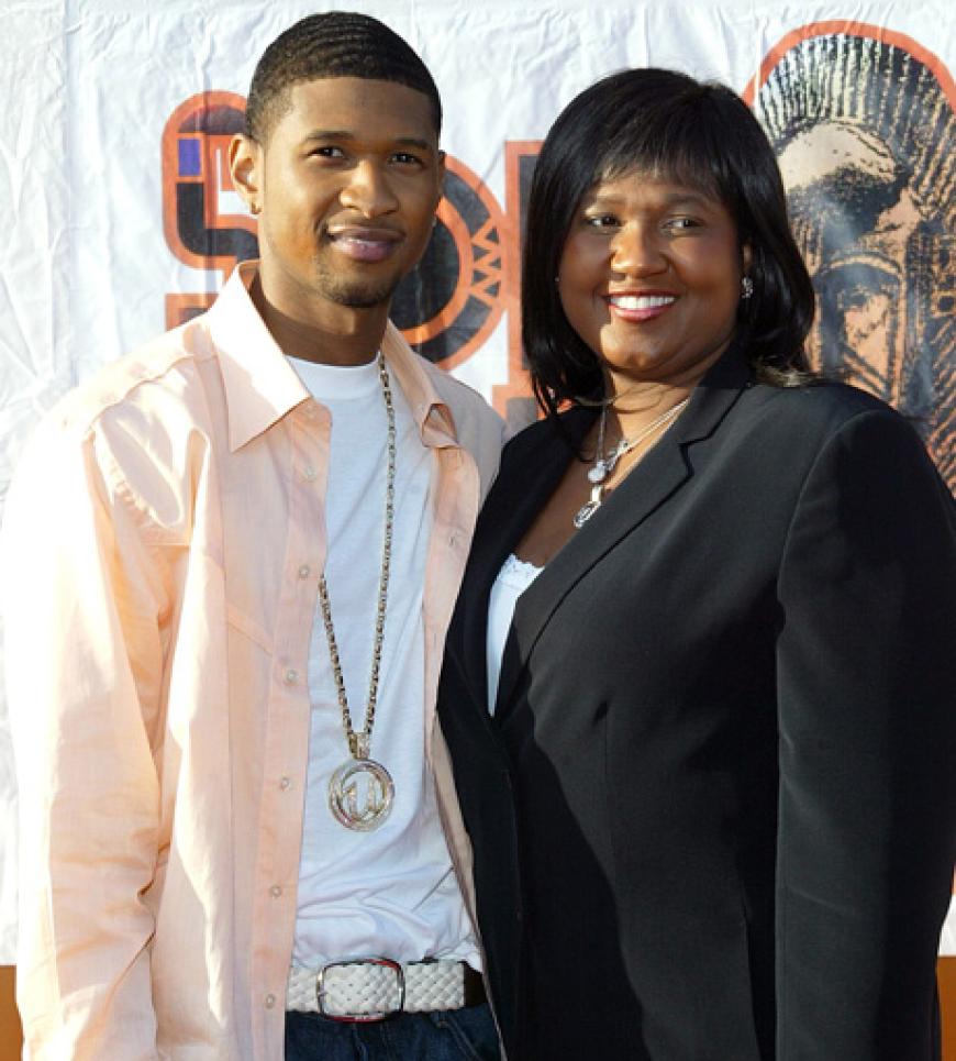 Usher und seine Mutter Jonetta Patton