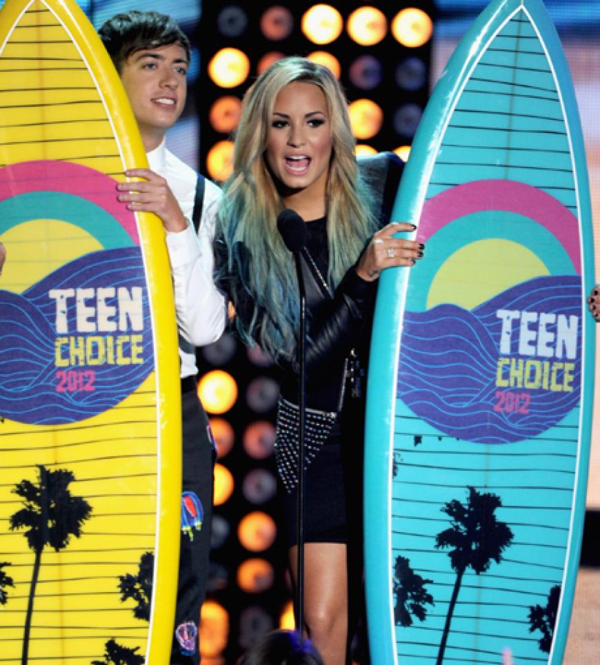 Kevin McHale und Demi Lovato