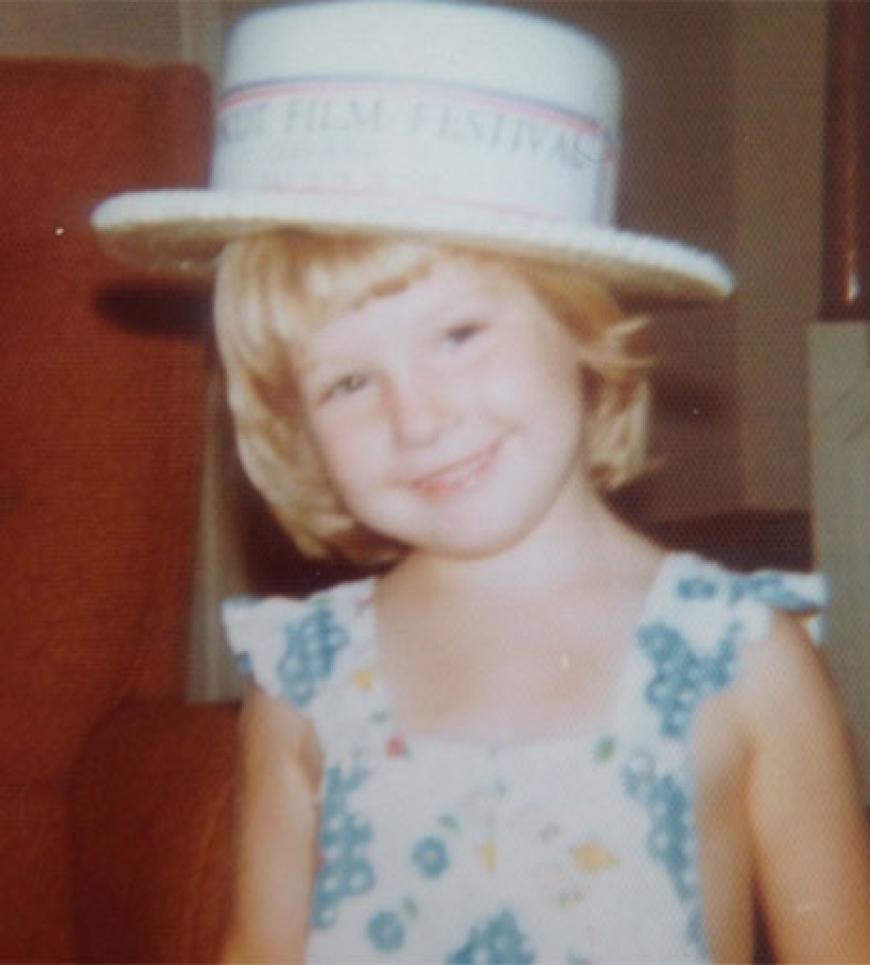 Was für ein süßer Fratz: Dita von Teese in Kinderjahren