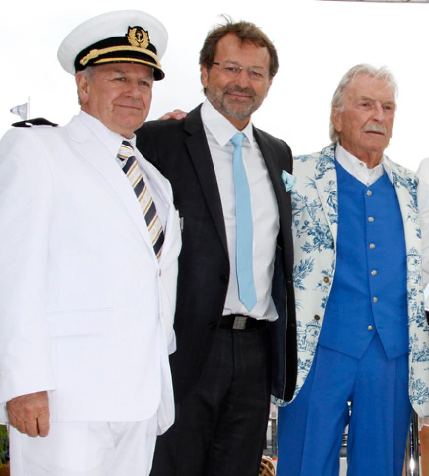 Kapitaen Kjell Holm, Richard Vogel und James Last