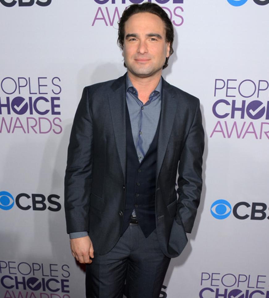Ihr Serienkollege Johnny Galecki war auch dabei
