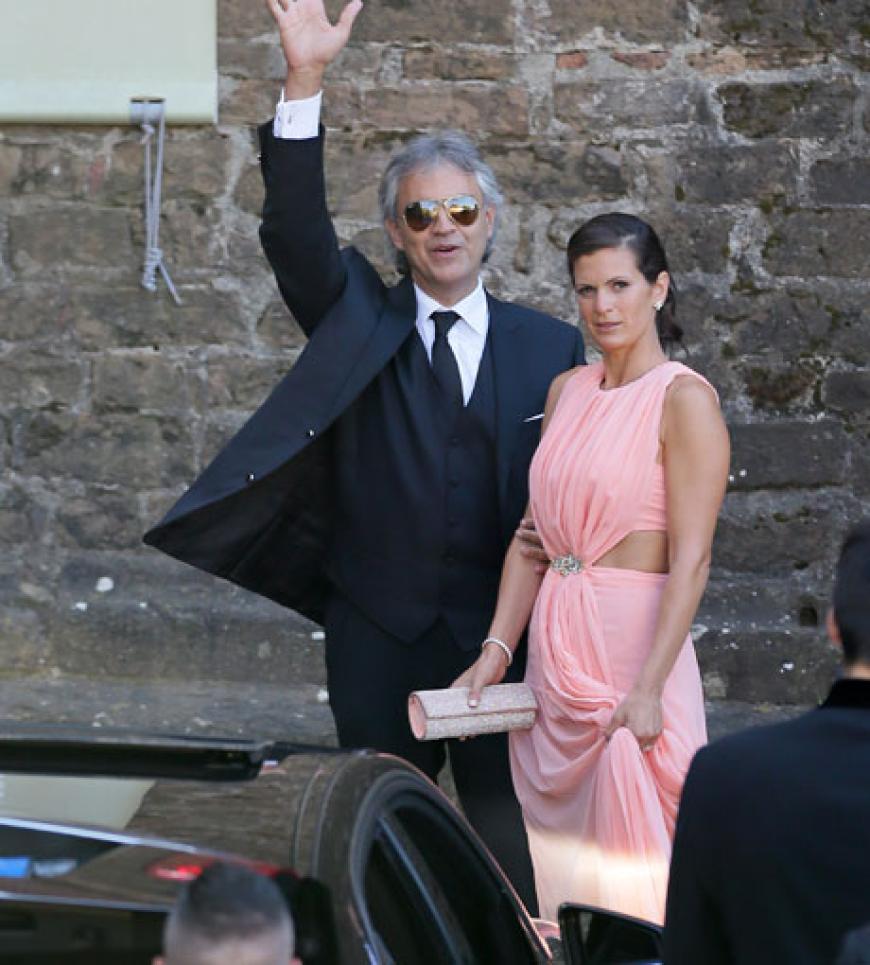 Zu den Gästen zählte unter anderem Star-Tenor Andrea Bocelli