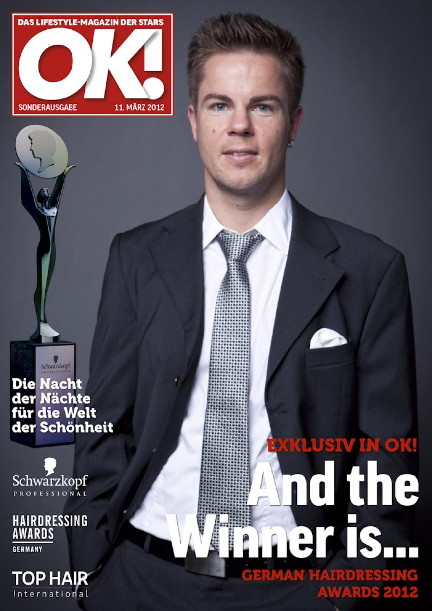 Einmal im Leben das Cover der OK! zieren! Für die Gäste des „German Hairdressing Award 2012“ wurde dieses Traum Wirklichkeit. Jeder Gast des Gala-Abends konnte an einem persönlichen OK! Fotoshooting teilnehmen - und die tollen Ergebnisse sehen Sie hier! Viel Spaß beim Durchklicken!