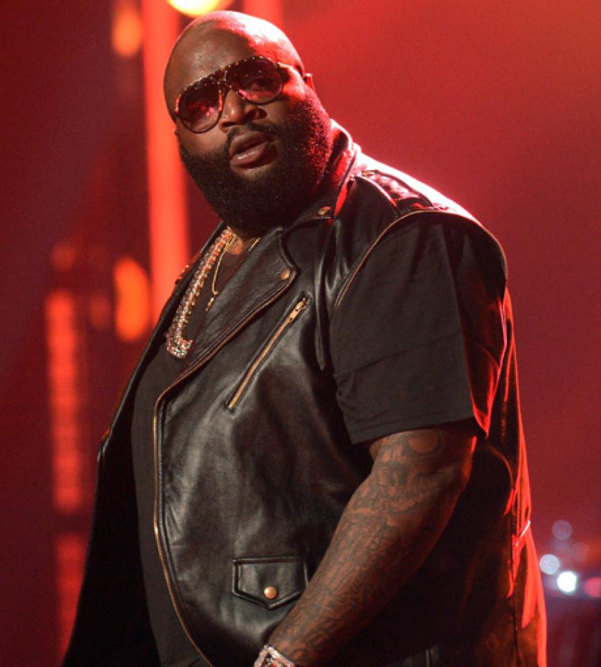 Dick (im Geschäft): Rapper Rick Ross live on stage