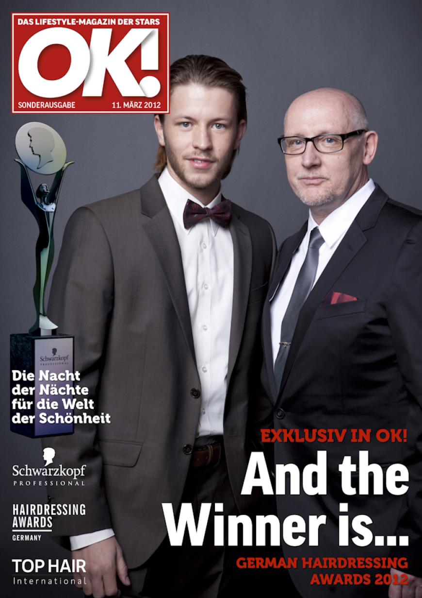 Einmal im Leben das Cover der OK! zieren! Für die Gäste des „German Hairdressing Award 2012“ wurde dieses Traum Wirklichkeit. Jeder Gast des Gala-Abends konnte an einem persönlichen OK! Fotoshooting teilnehmen - und die tollen Ergebnisse sehen Sie hier! Viel Spaß beim Durchklicken!
