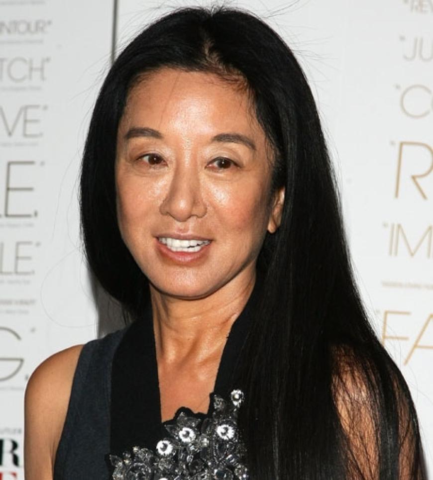 Designerin Vera Wang ist ein seltener Gast auf dem roten Teppich