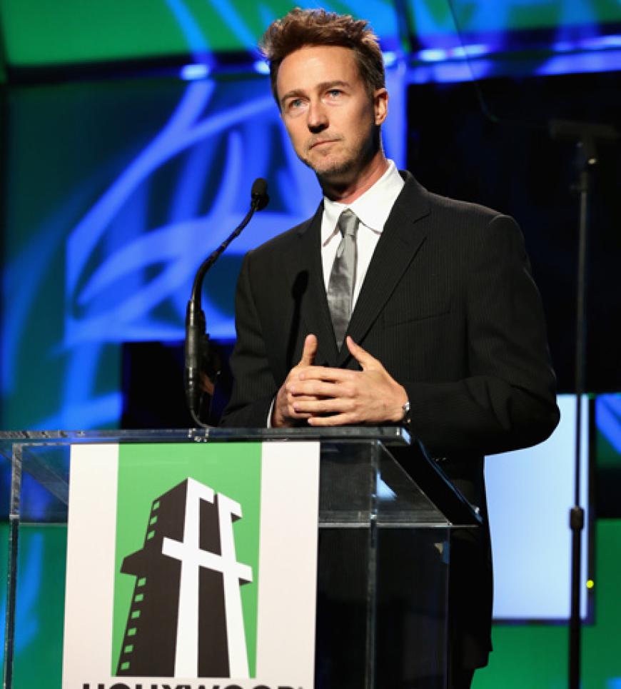 Auf der Bühne: Edward Norton
