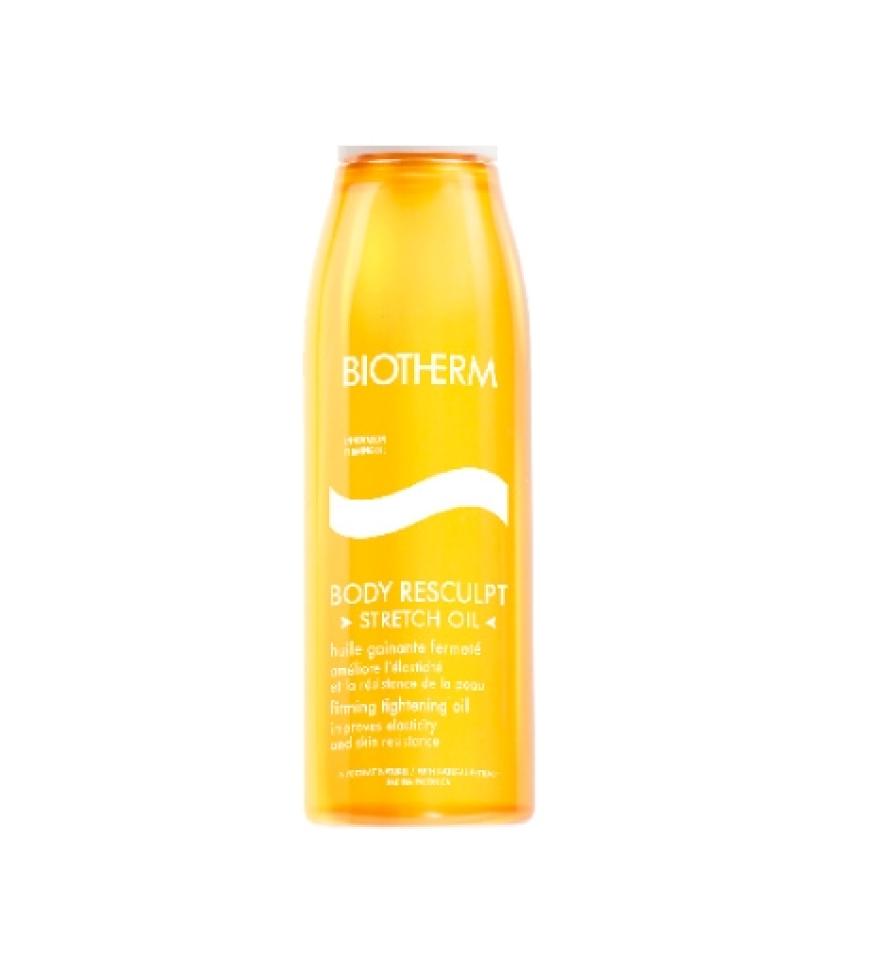 Körperöl: Strafft und pflegt mit pflanzlichen Ölen: Body Resculpt Stretch Oil von Biotherm, 125 ml ca. 38 Euro