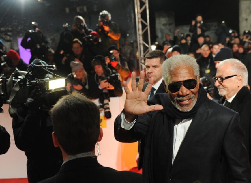 Noch mehr Glamour und Flair: Oscar-Gewinner Morgan Freeman zu Gast in Berlin