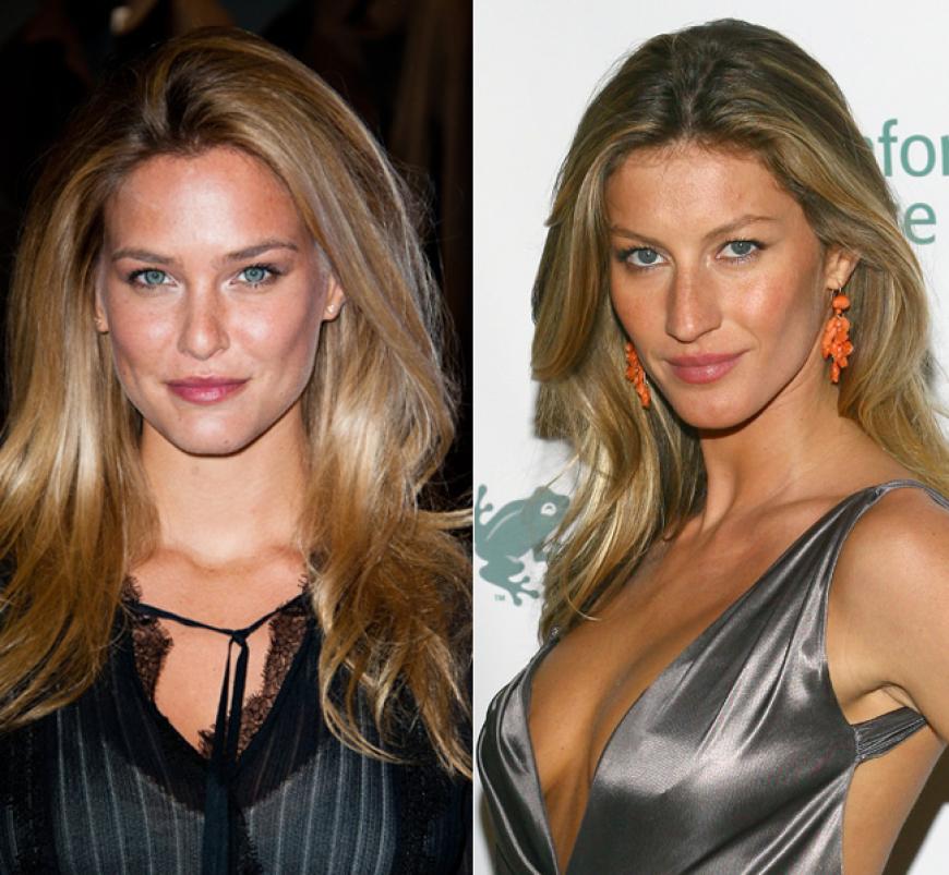 Der Supergau allerdings war Leos Wechsel von Gisele Bündchen (rechts) zu Bar Refaeli - die beiden könnten Schwestern sein