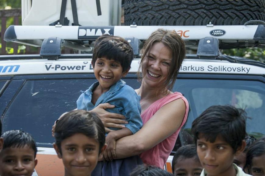 OK!-Chefreporterin Edith ging mit Jessica Schwarz auf Indien-Tour: eine unvergessliche Reise, die berührt. Die Kinder scharten sich immer um Jessica