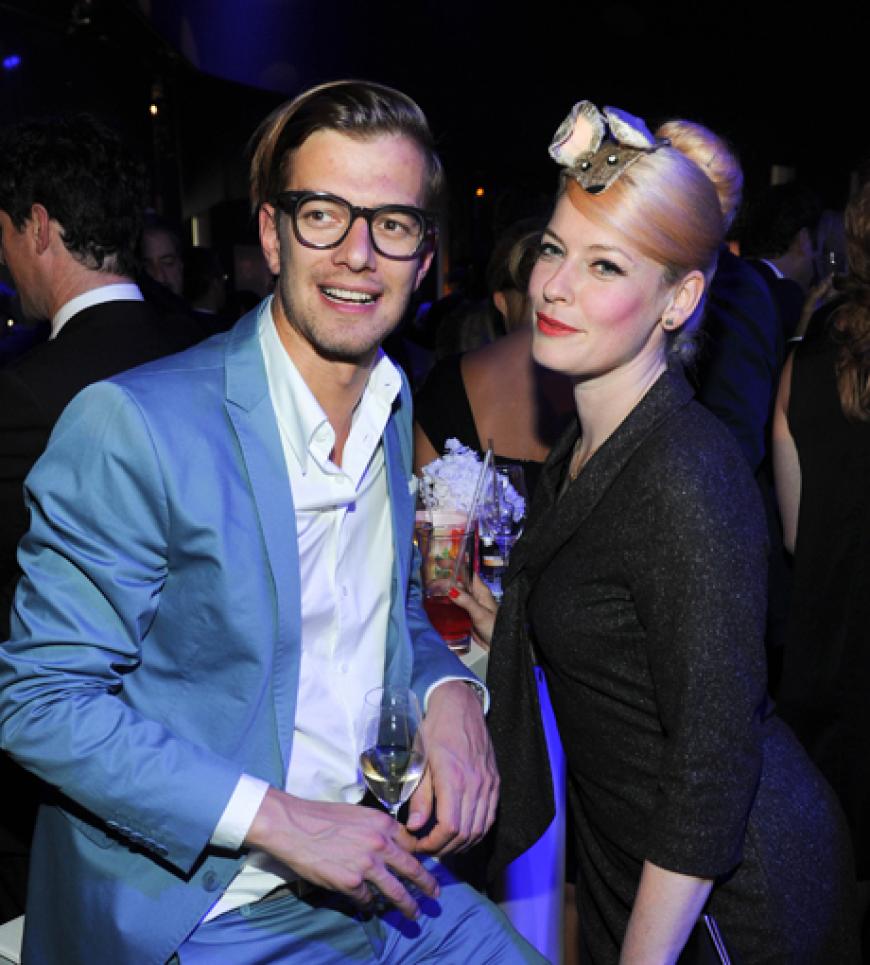 Amüsierten sich bei der Aftershowparty: Joko Winterscheid und Enie van de Meiklokjes