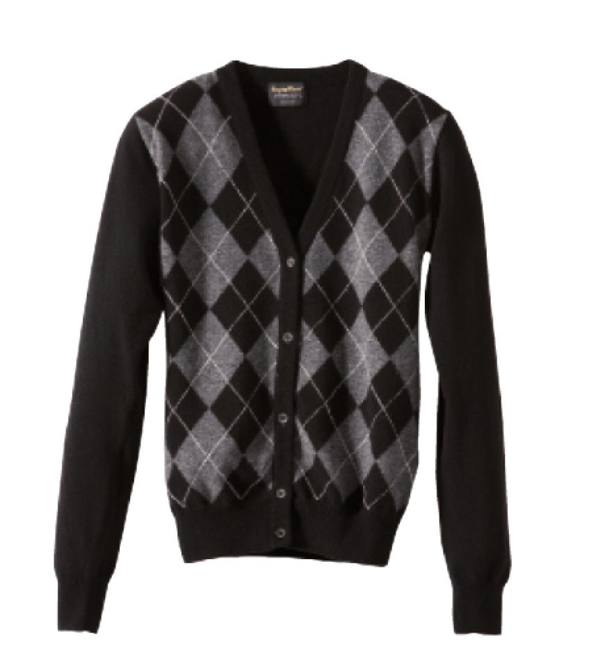 Cardigan im Brit-Chic mit Rautenmuster von
Refrigi, ca. 80 Euro
