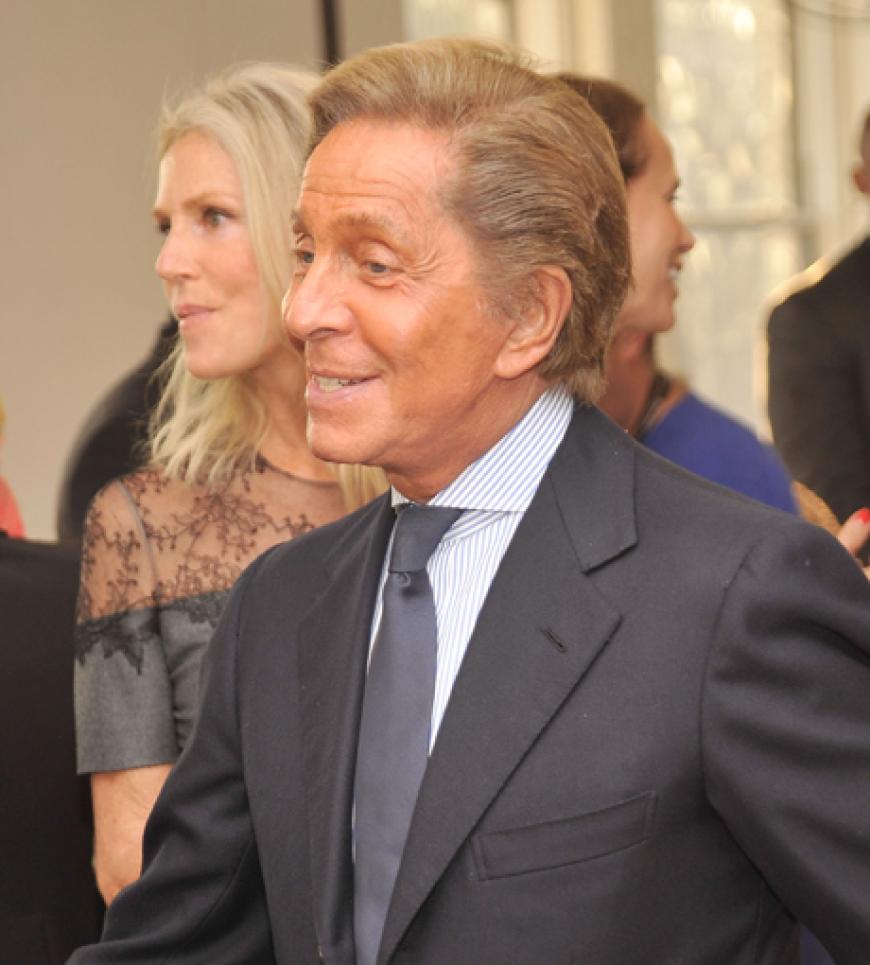 Auf Spionage? Valentino bei Oscar De la Renta