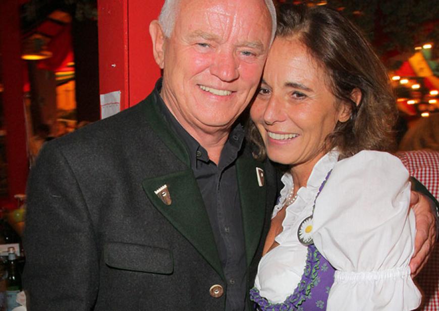 Designer´ Werner Baldessarini mit Frau Cathrin