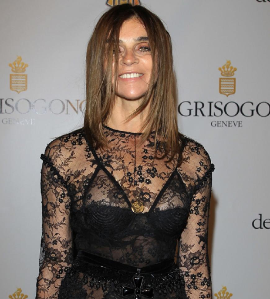 Die ehemalige französische Vogue-Chefin Carine Roitfeld beim de Grisogono Dinner