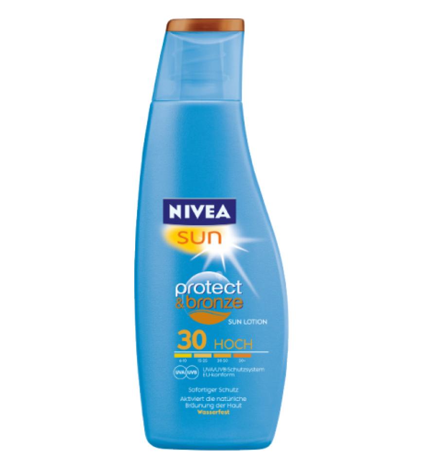 Sun & Protect Bronze Spf 30 von Nivea, 200 ml ca. 9 Euro