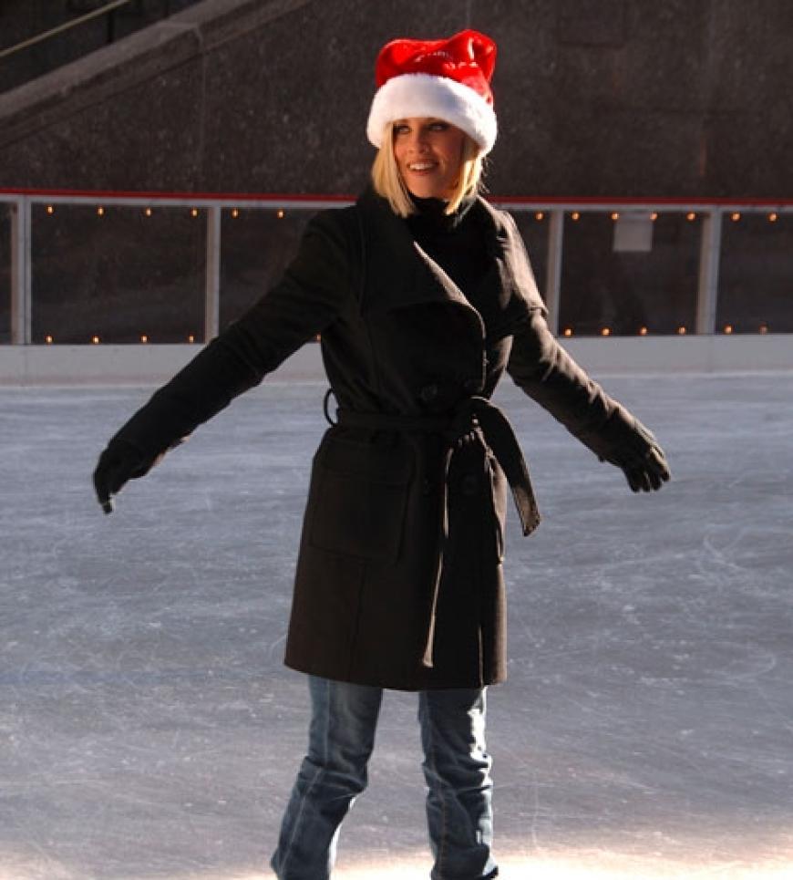 Jenny McCarthy verbringt die Feiertage am liebsten auf ihren Schlittschuhen