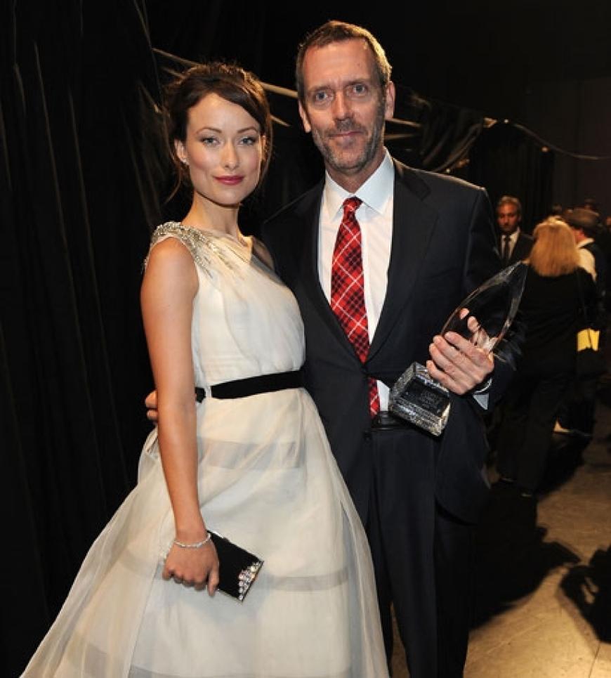 Hugh Laurie mit Serienkollegin Olivia Wilde