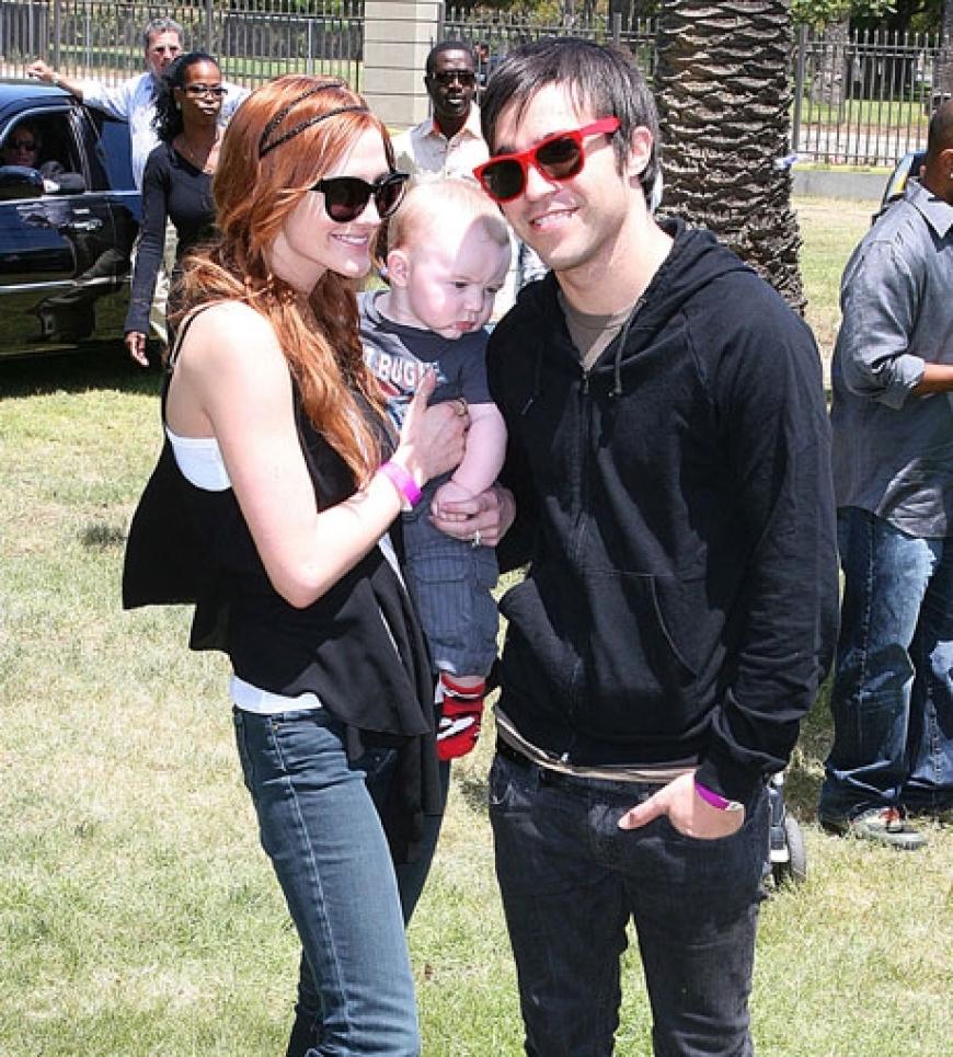 Eine glückliche Familie: Ashlee Simpson, Pete Wentz und Baby Brony Mowgli
