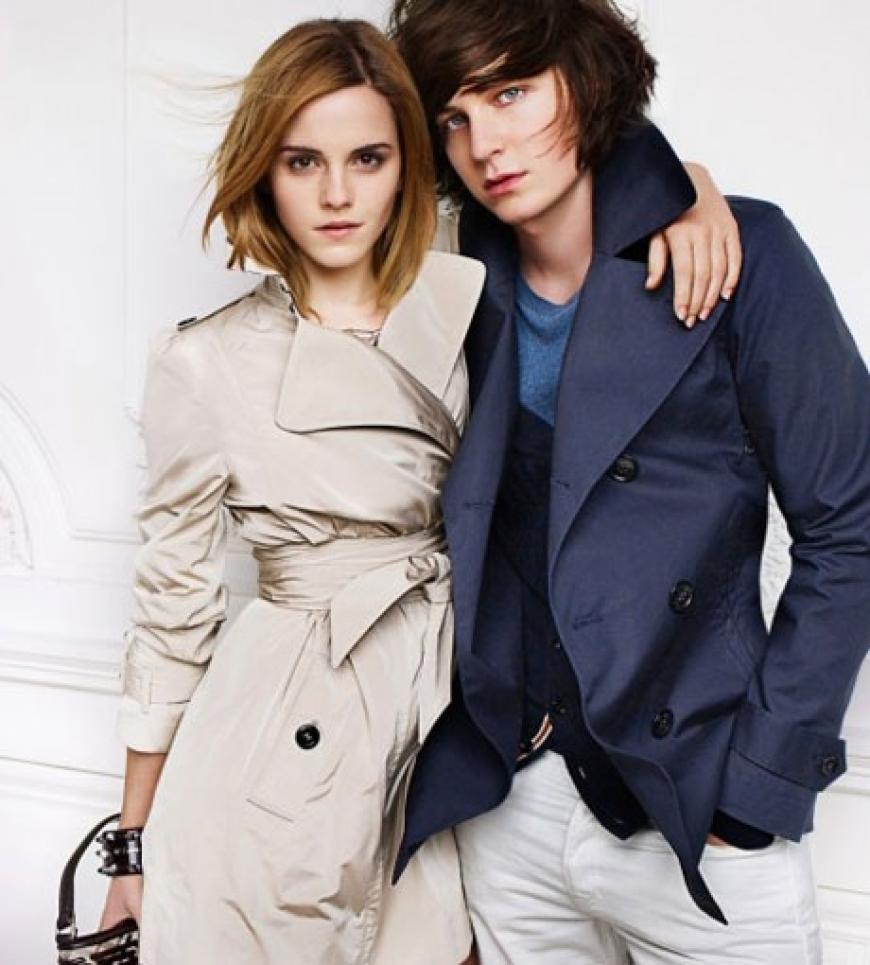 George Craig mit Emma Watson for Burberry
Picture Copyright: Burberry