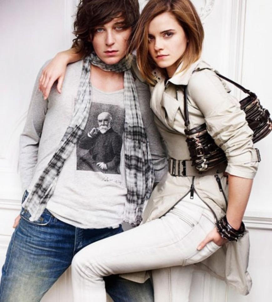 George Craig mit Emma Watson for Burberry
Picture Copyright: Burberry
