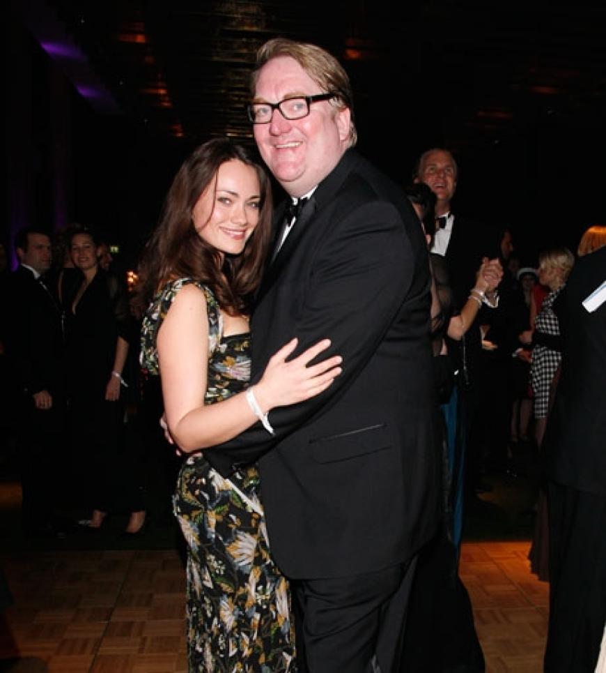 Manager Lars Meier mit Schauspielerin Sarah Maria Besgen beim Eröffnungstanz