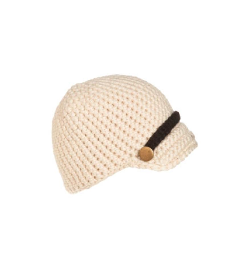 Mütze mit Messingknöpfen von Topshop,
ca. 20 Euro