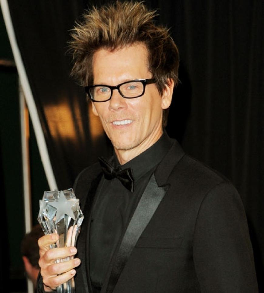 Interessante Frisur: Schauspieler Kevin Bacon