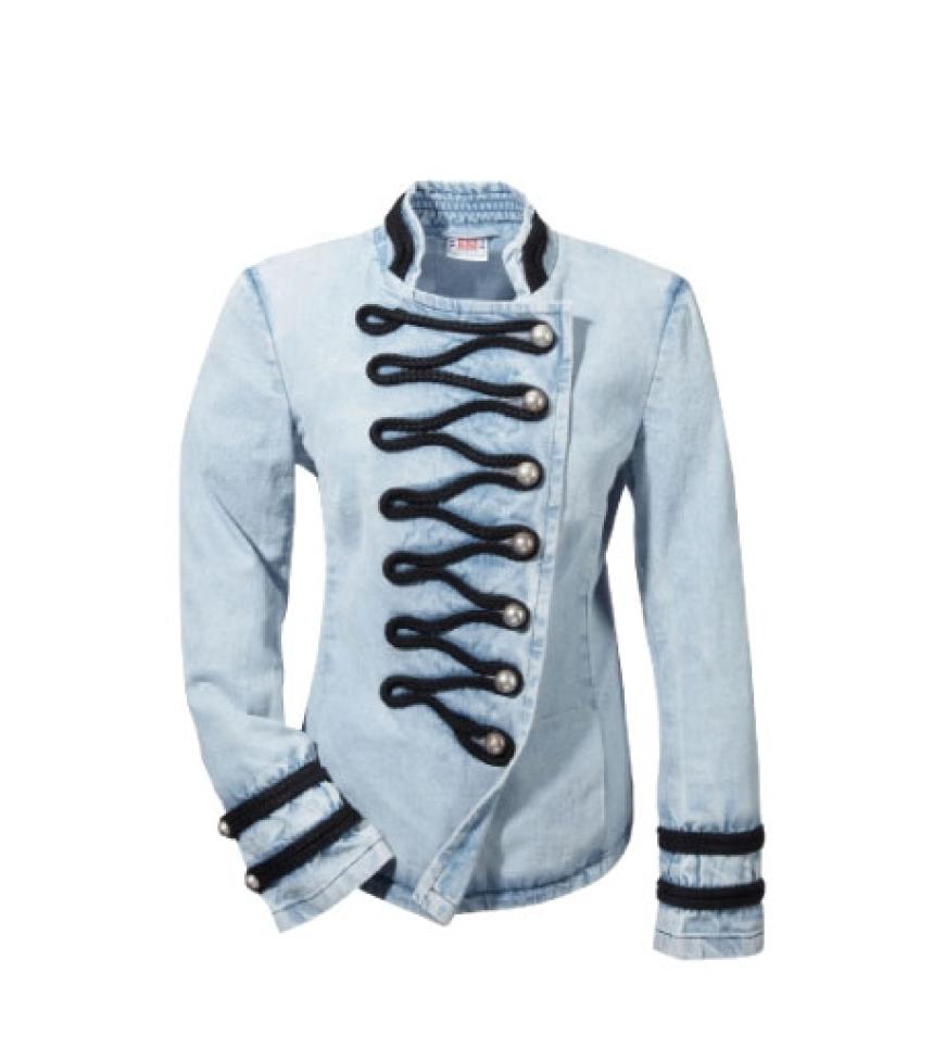 Eighties-Style aus Jeans von Bonprix, ca. 50 Euro